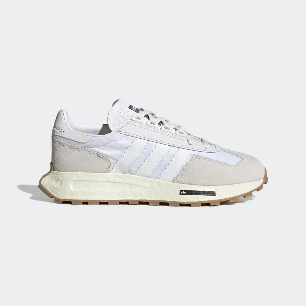 adidas Mens Retropy E5 Lace Up Sneakers Shoes Casual - Off White