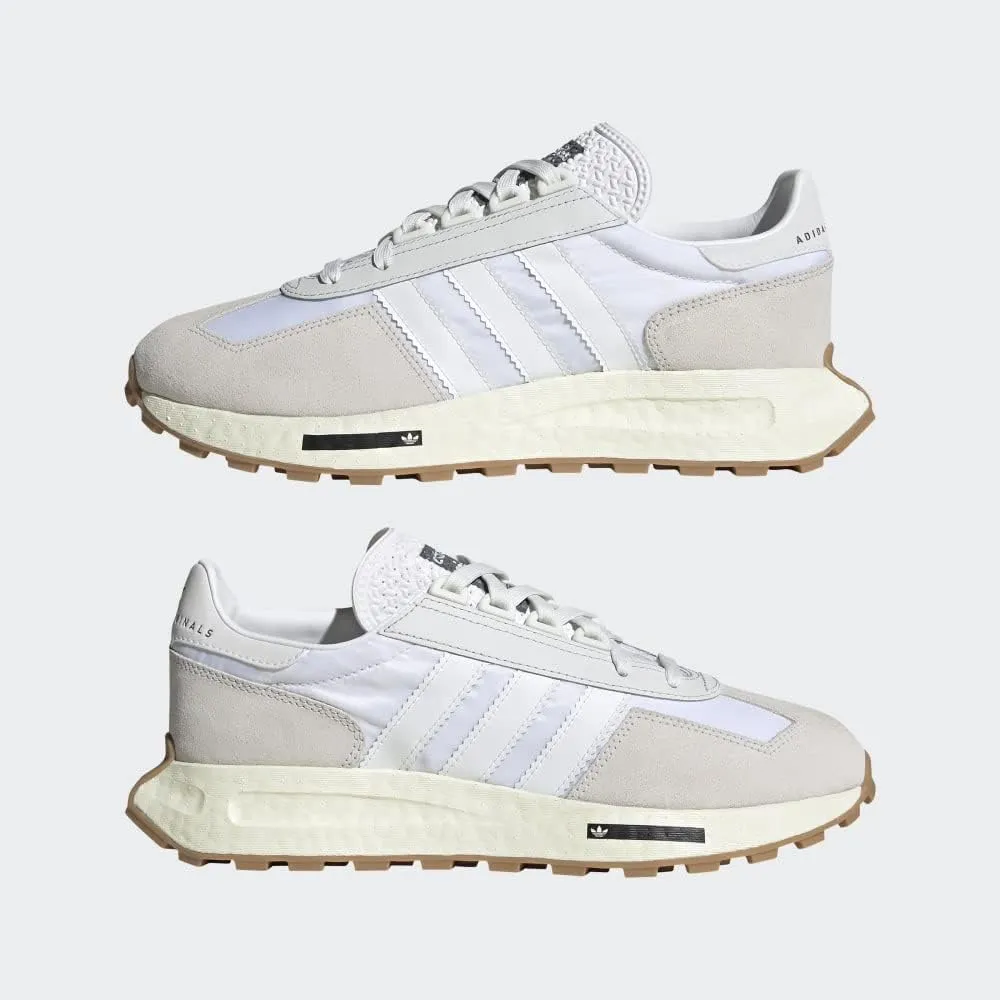 adidas Mens Retropy E5 Lace Up Sneakers Shoes Casual - Off White