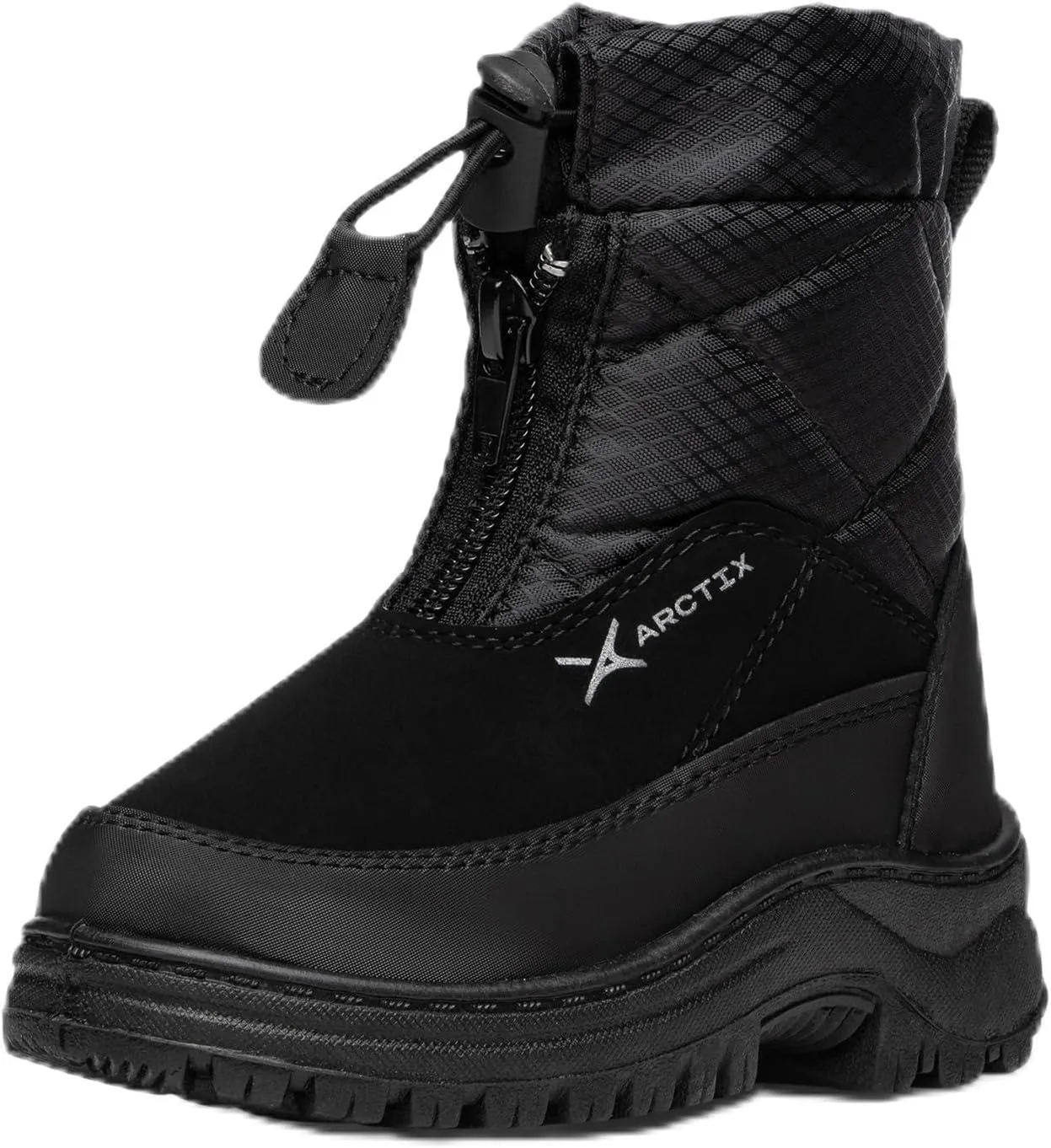 Arctix Unisex-Child Tracer Winter Boot, Black, 1 Little Kid