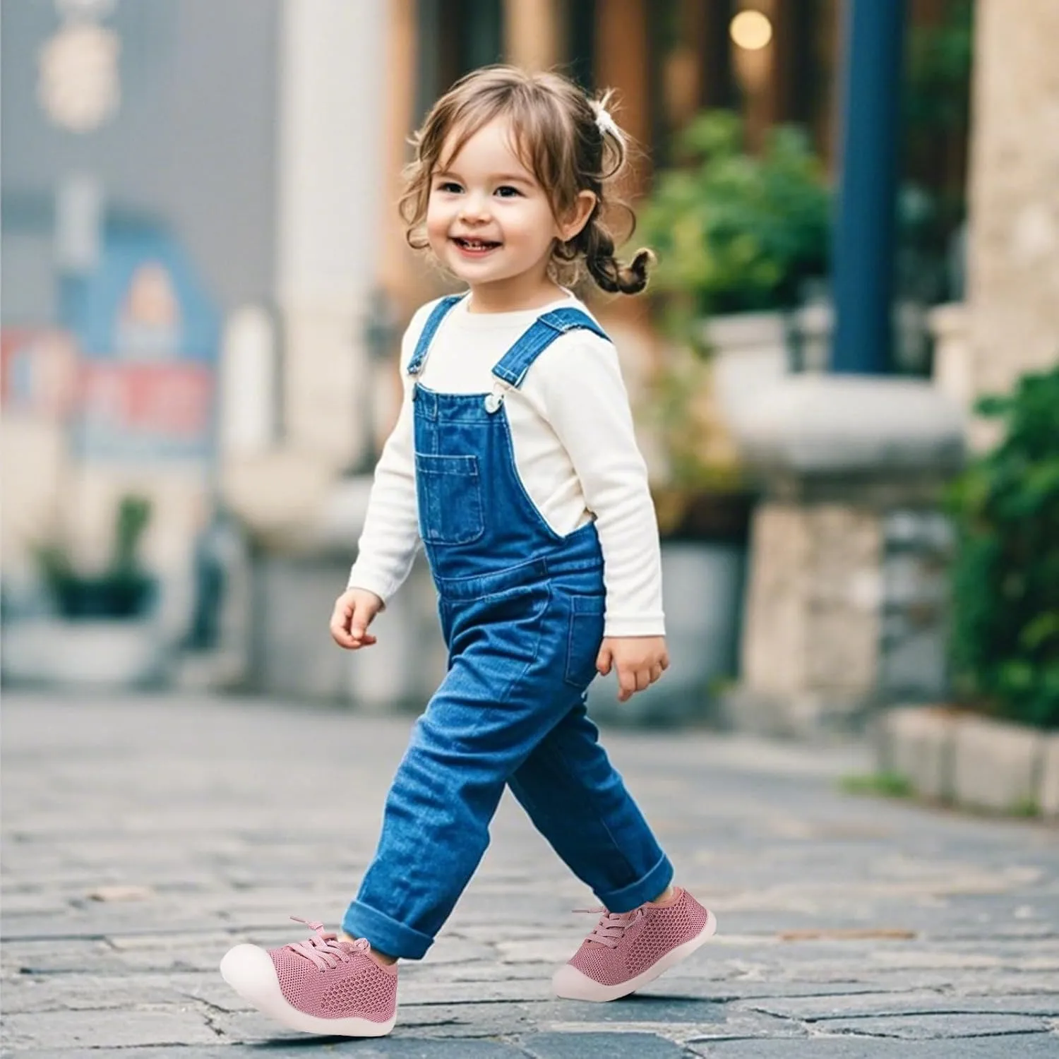 Baby Girl&Boy Toddler First Walking Shoes 6-12 Months Size 3 Black Barefoot Slip On Wide Toe Box Shoes Soft Footmates Casual Tennis Indoor Flexible Learning to Walk Rubber Sneakers