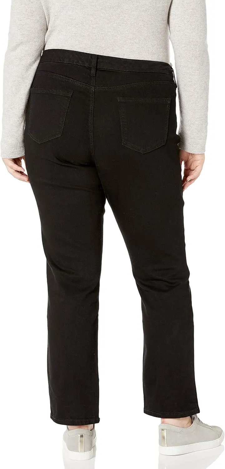 Bandolino Women's Mandie Signature Fit High Rise Straight Leg Jean