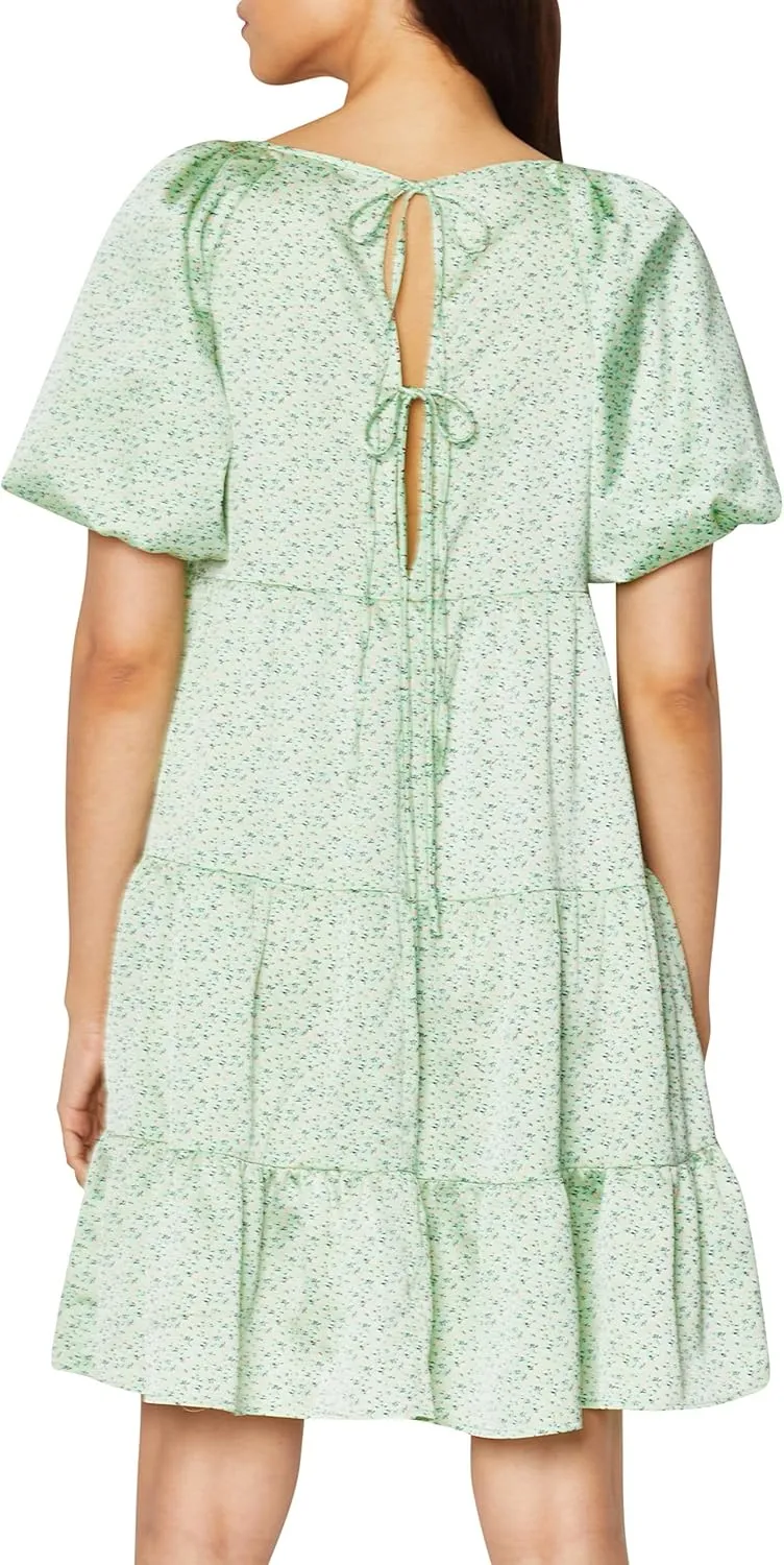 BCBGeneration Women's Puff Sleeve Babydoll Dress