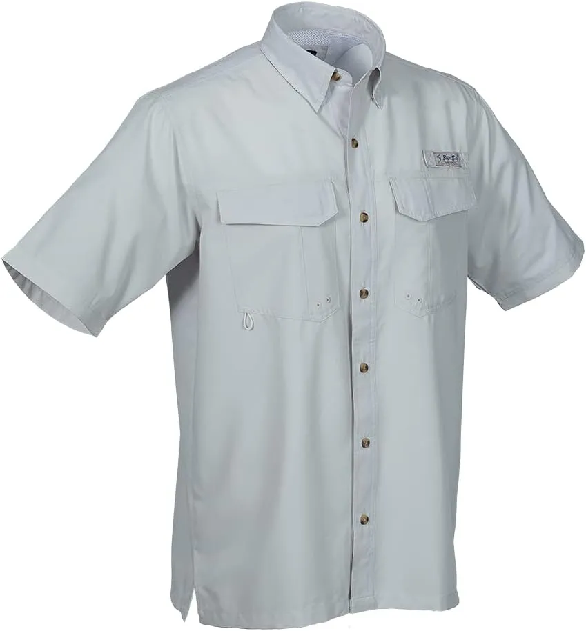 Bimini Bay Outfitters LTD Bimini Flats V Men's Short Sleeve Fishing Shirt Featuring BloodGuard Plus