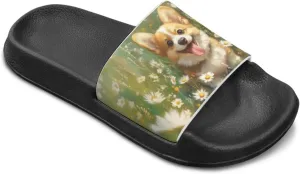 Boy & Girls Slide Sandals Kids Shower Shoes Non Slip Summer Slippers Beach Sandals