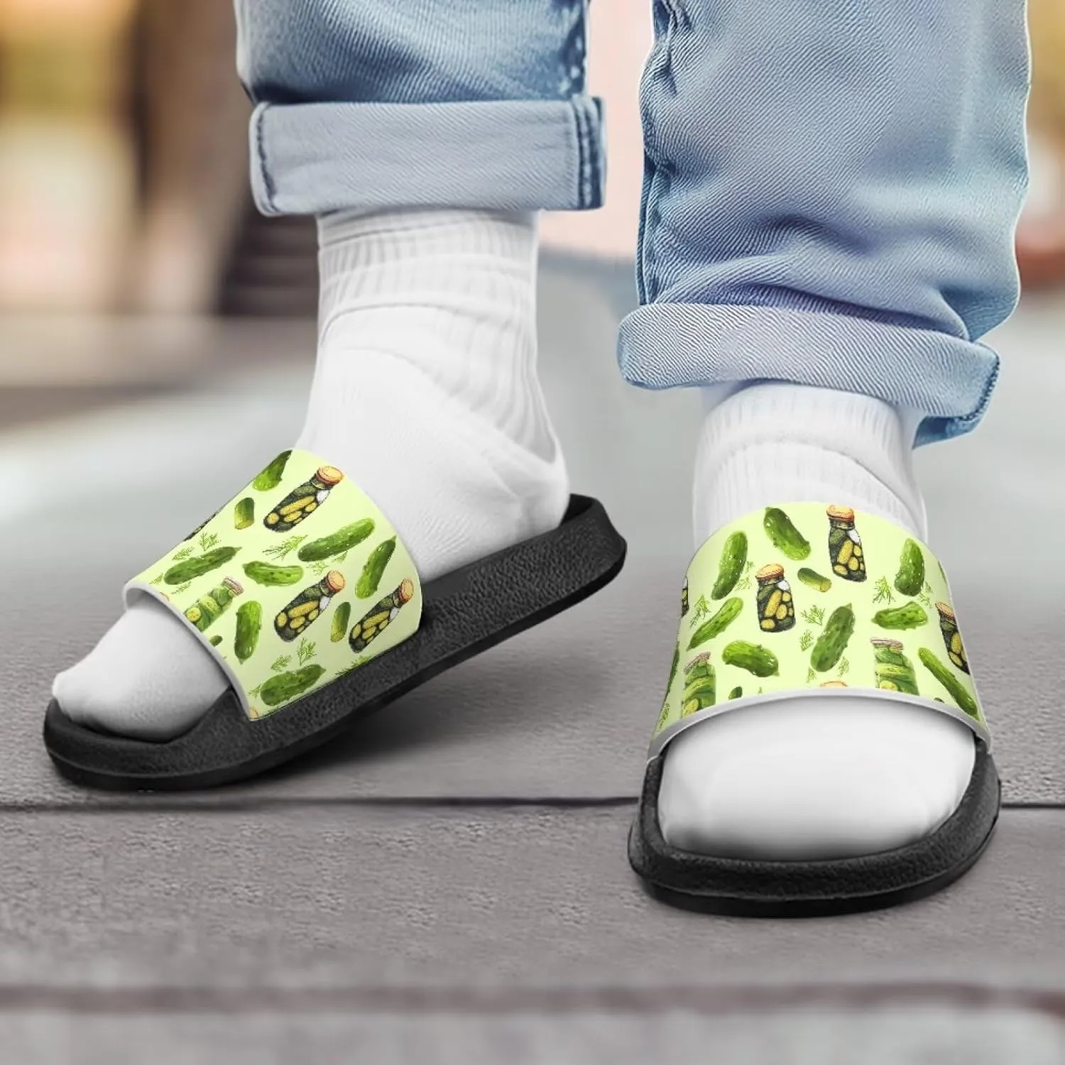 Boy & Girls Slide Sandals Summer Shoes Kids Shower Slippers Non Slip Girls Sandals