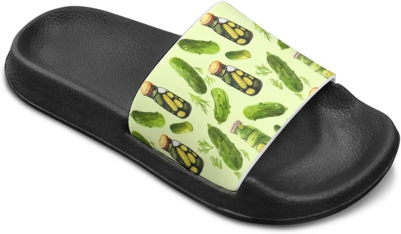 Boy & Girls Slide Sandals Summer Shoes Kids Shower Slippers Non Slip Girls Sandals