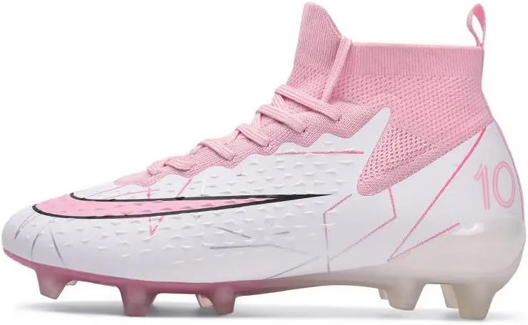 Boys Girls Soccer Cleats FG/AG Soccer Shoes Turf Indoor Outdoor Firm Ground High-top Spikes Younth Professional Training Football Boots