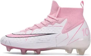 Boys Girls Soccer Cleats FG/AG Soccer Shoes Turf Indoor Outdoor Firm Ground High-top Spikes Younth Professional Training Football Boots