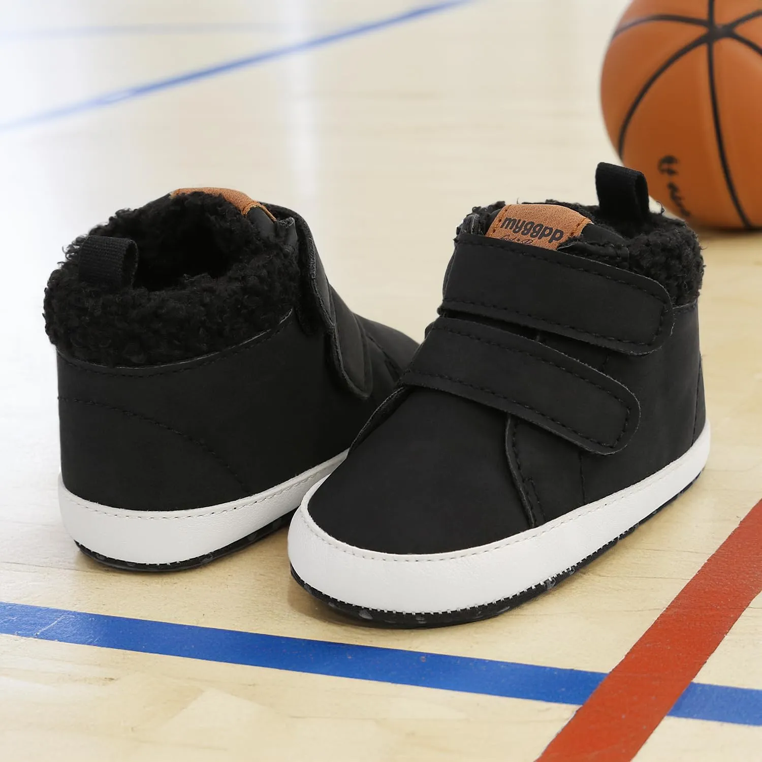 CENCIRILY Baby Boys Girls High Top Sneakers Soft Soles Anti Skid Infant Ankle Shoes Toddler Prewalker First Walking Crib Shoes