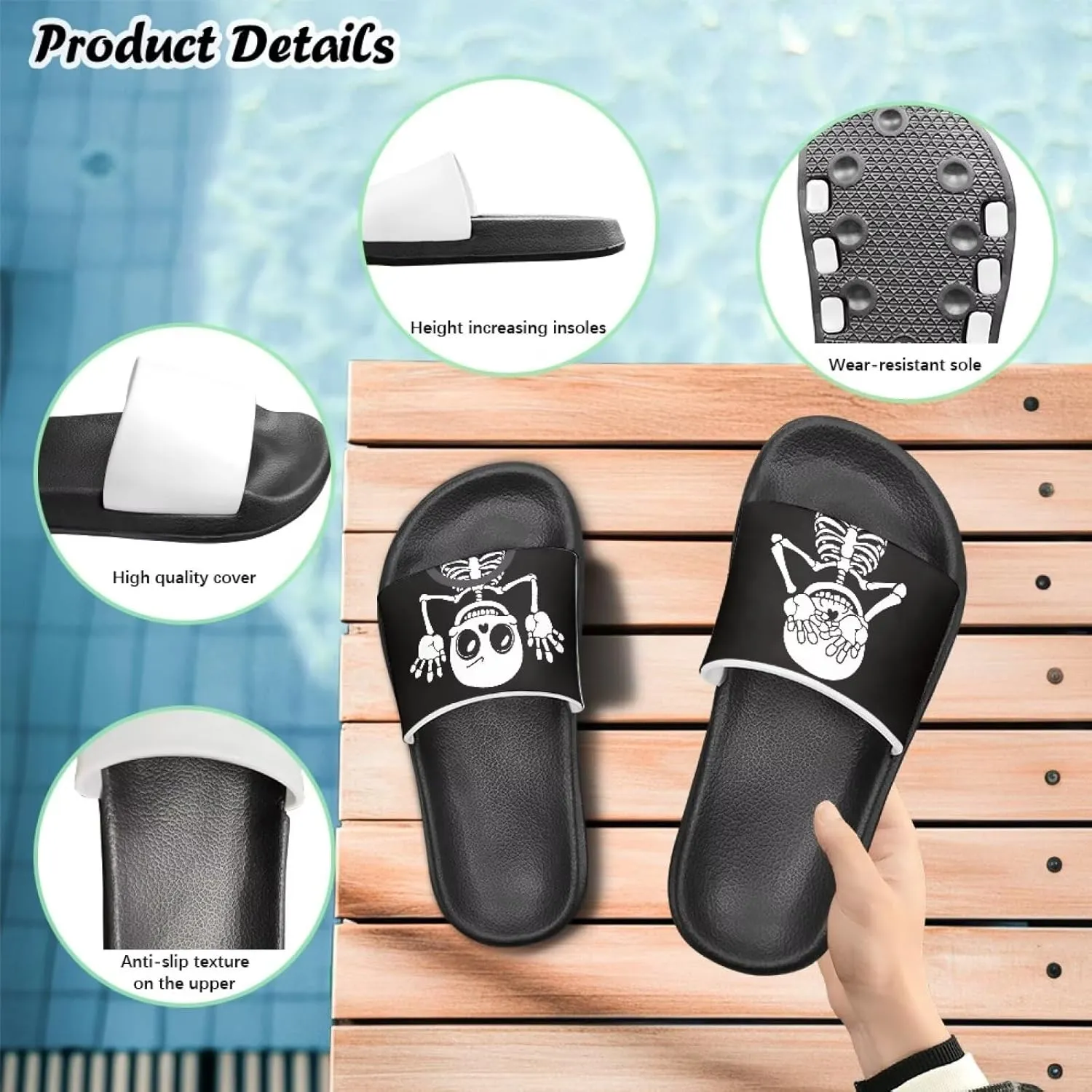 Comfortable Girls Sandals Toddler Kids Shower Shoes Summer Slippers Girls Flip Flops