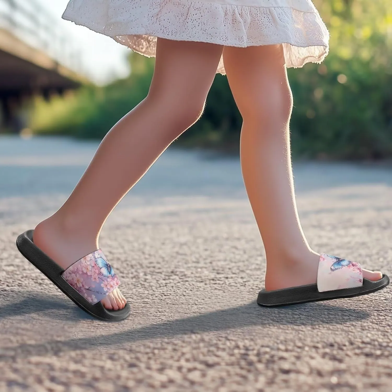 Comfortable Girls Sandals Toddler Kids Shower Shoes Summer Slippers Girls Flip Flops