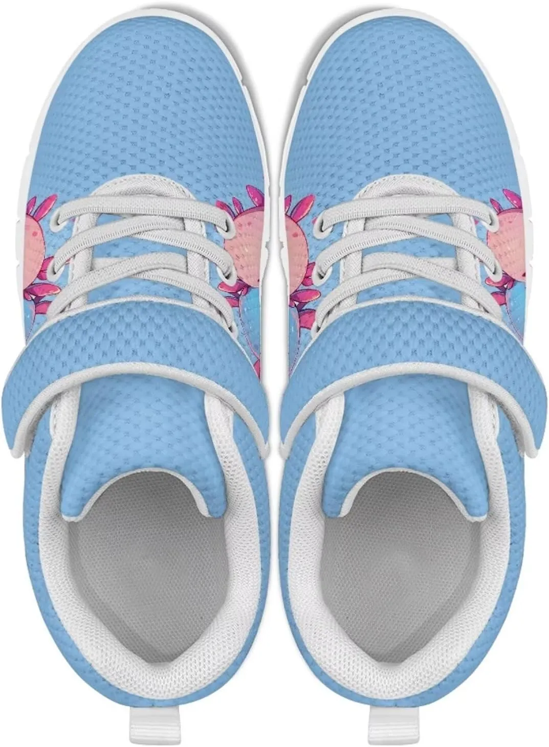 Doojoayie Little Girl Tennis Shoes School Sneakers for Girls Hook and Loop Footwear