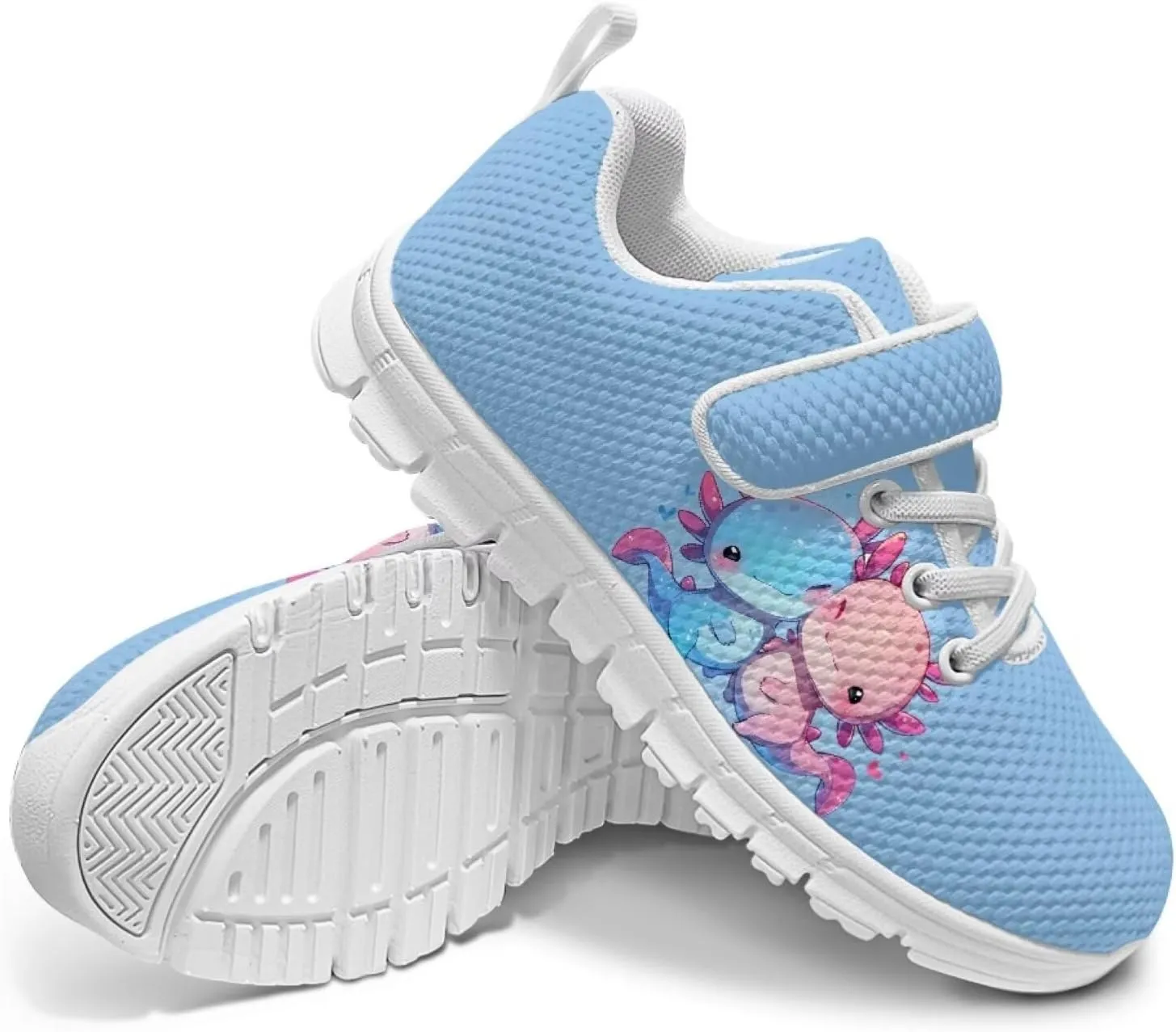 Doojoayie Little Girl Tennis Shoes School Sneakers for Girls Hook and Loop Footwear