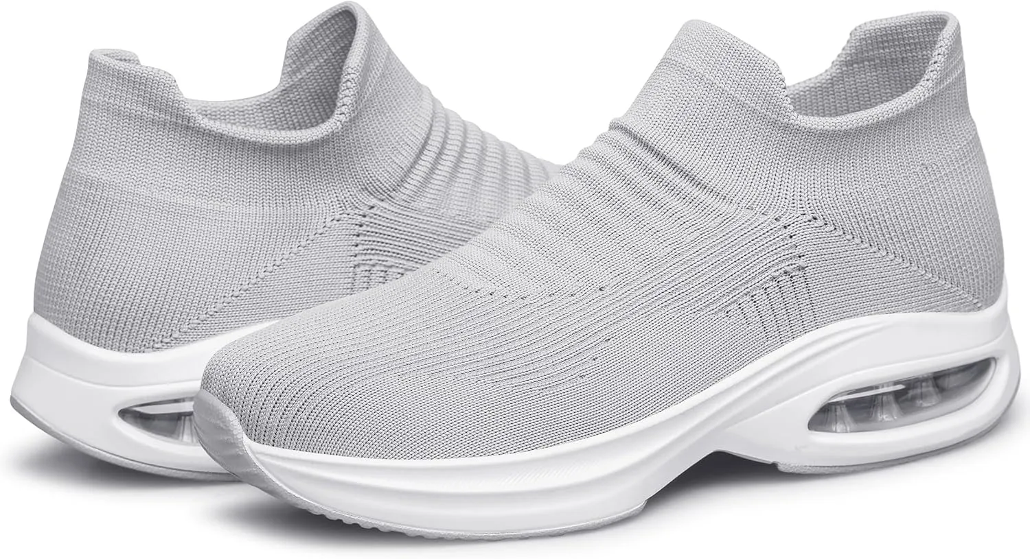 DOUSSPRT Womens Walking Shoes Sock Casual Ladies Fashion Sneakers Comfortable Slip On Air Cushion Platform