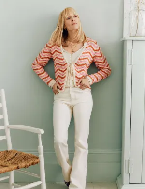 Fearne Cotton Cream Skinny Flare Jeans