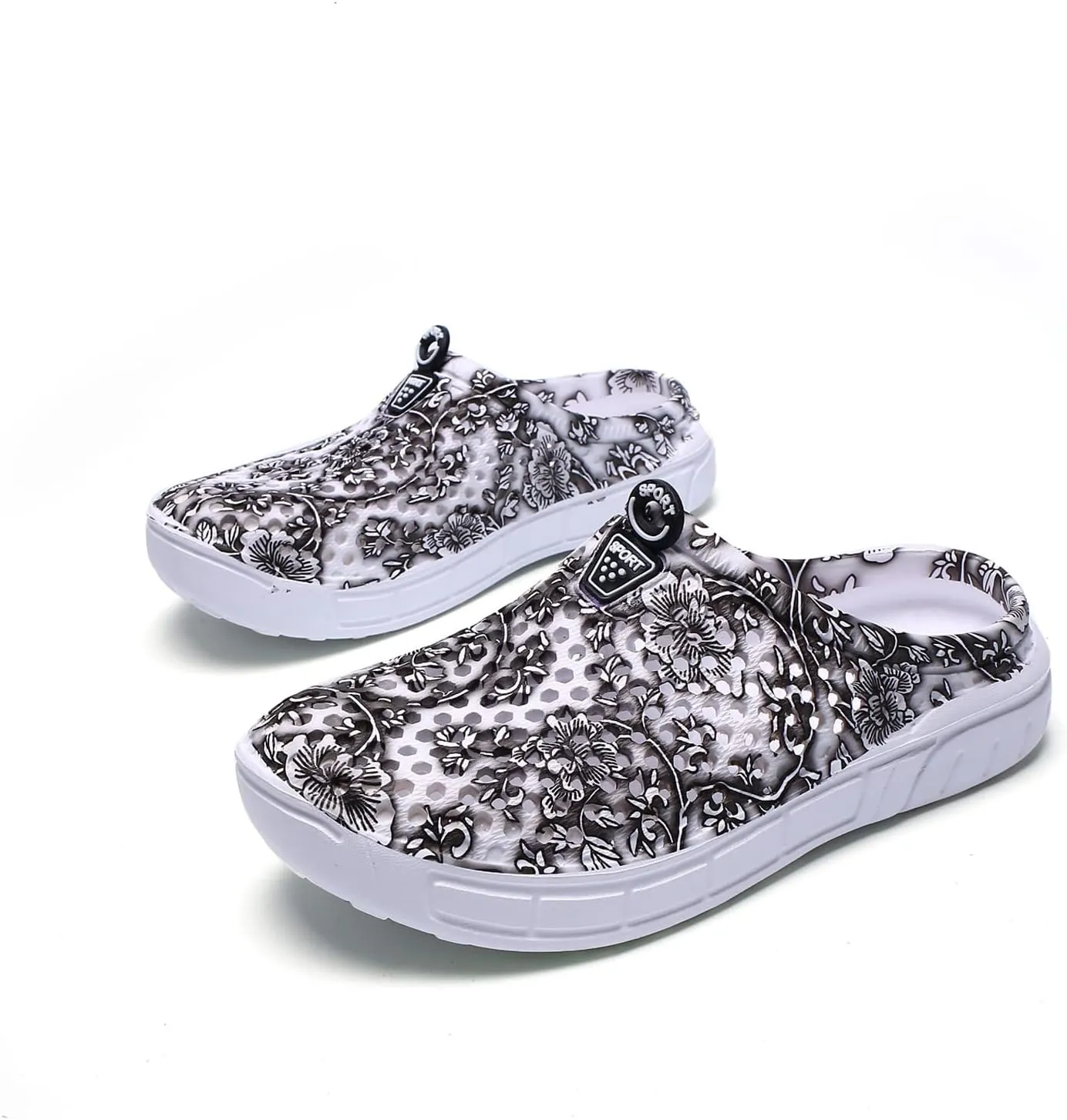 FLIOZY Women's Garden Clogs Shoes Men's Beach Water Shoes Slippers Sandals Breathable Casual Lightweight Outdoor Walking Shoes Unisex