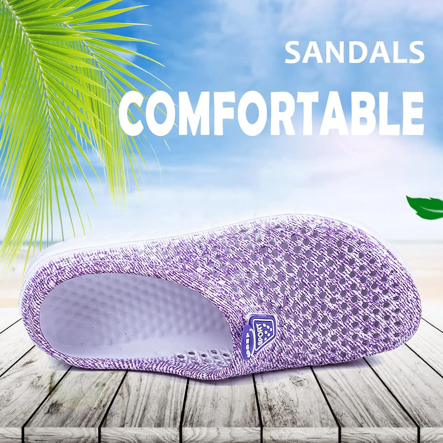FLIOZY Women's Garden Clogs Shoes Men's Beach Water Shoes Slippers Sandals Breathable Casual Lightweight Outdoor Walking Shoes Unisex