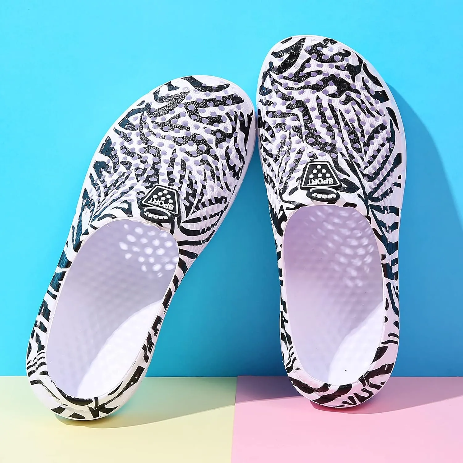 FLIOZY Women's Garden Clogs Shoes Men's Beach Water Shoes Slippers Sandals Breathable Casual Lightweight Outdoor Walking Shoes Unisex