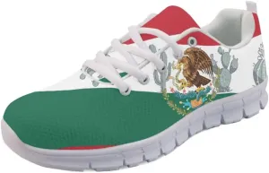Forchrinse Mexico Splash Ink Sneakers Unisex National Walking Tennis Shoes for Women Men Festival Sneakers Lightweight