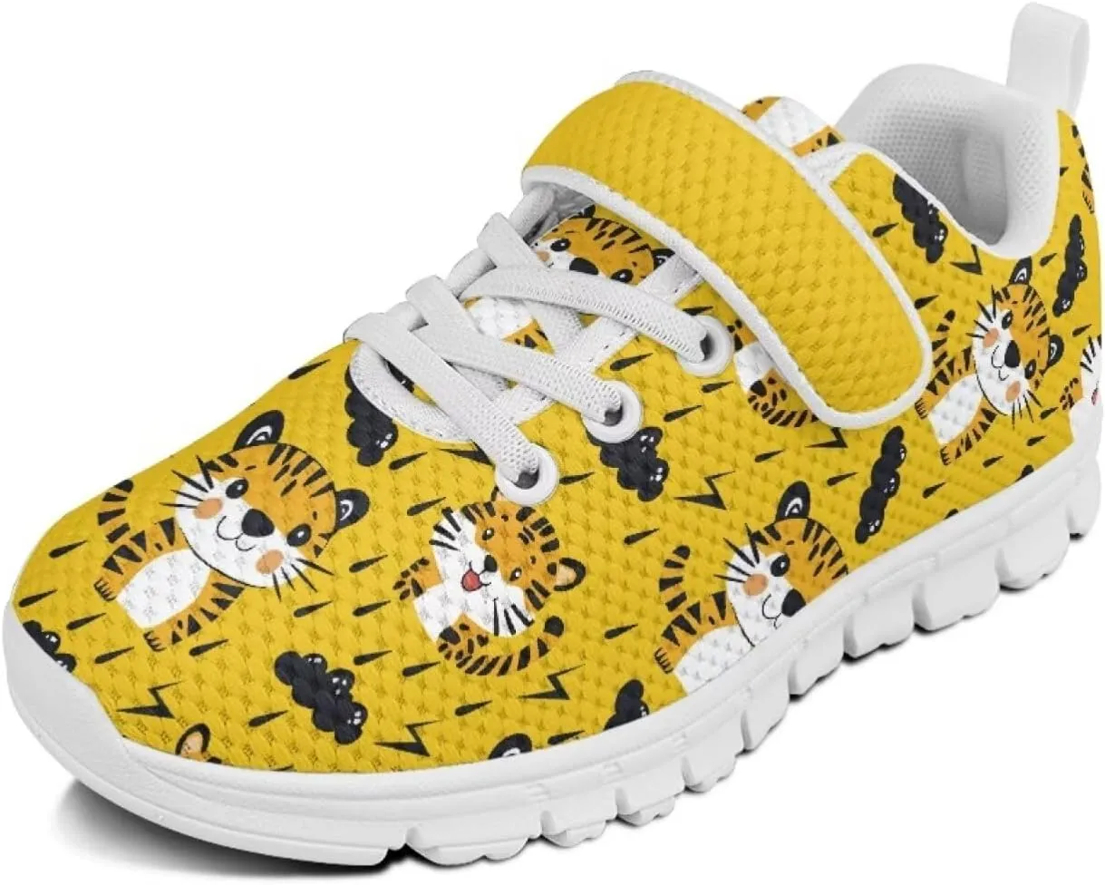 Forchrinse Tie Dye Ladybug Daisy Print Kids Sneakers for Boys Girls Ladybug Tennis Running Shoes for Little Kids Causal School Sport Sneakers Lightweight