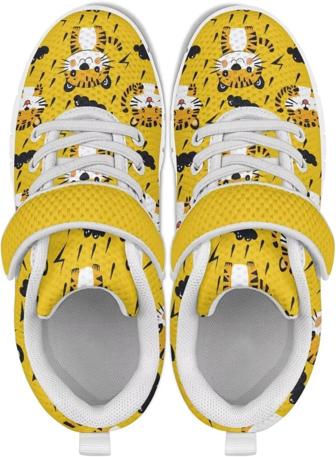 Forchrinse Tie Dye Ladybug Daisy Print Kids Sneakers for Boys Girls Ladybug Tennis Running Shoes for Little Kids Causal School Sport Sneakers Lightweight