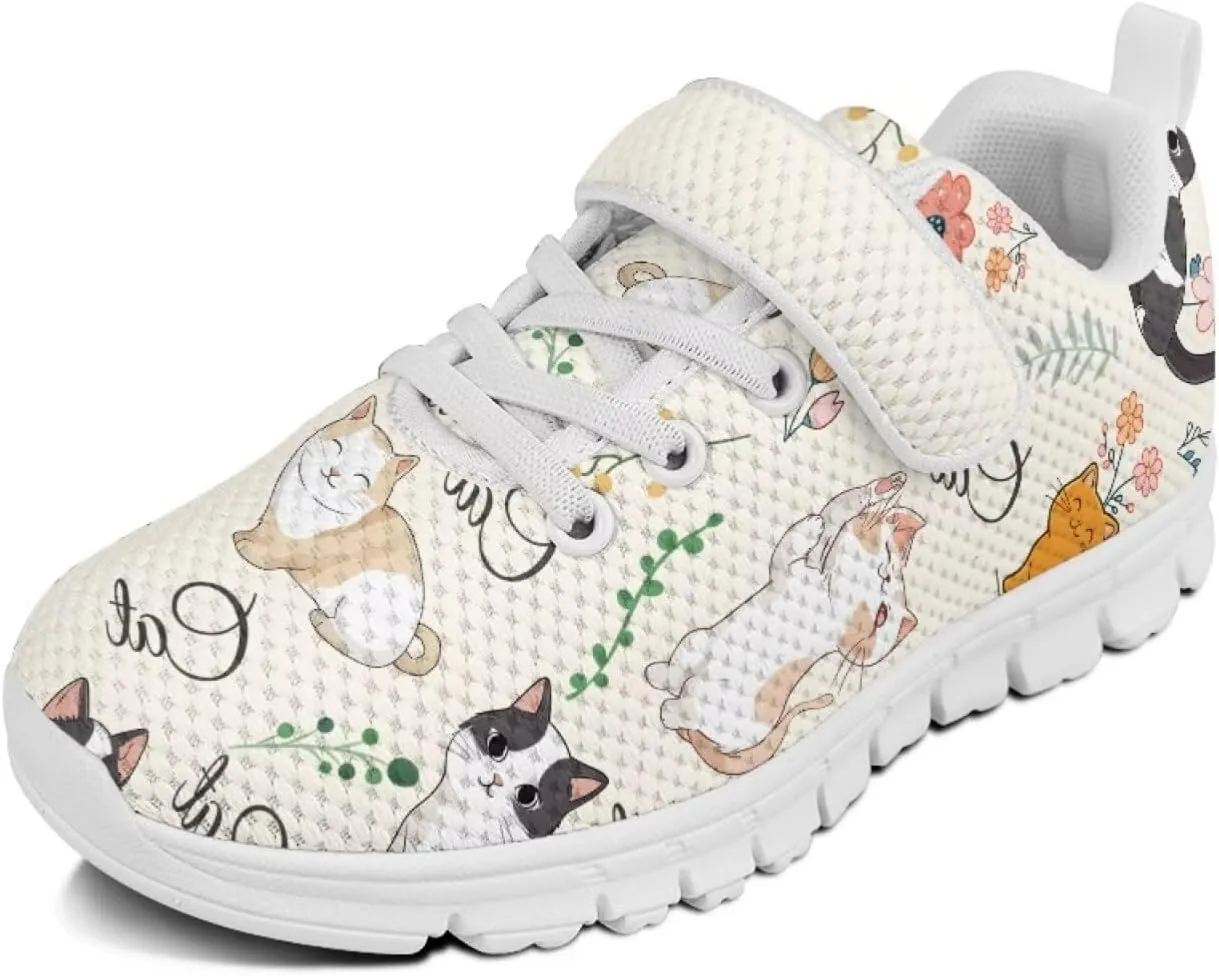 Forchrinse Tie Dye Sea Turtle Print Kids Hook&Loop Sneakers Boys Girls 3D Animal Print Tennis Running Sneakers Lightweight Fashion Sneakers for Toddlers
