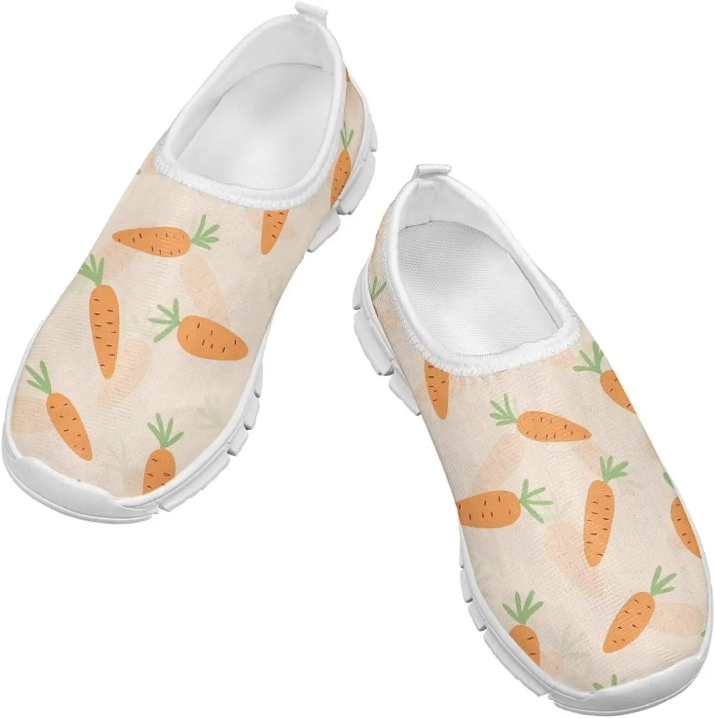 Girls Easter Gift Shoes Non Slip Tennis Slip On Shoes for Holiday Travel