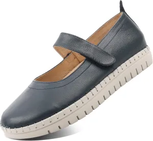 Glolily Elle Mary Jane Women's Comfort Sneakers - Orthotic Lightweight & Flexible Walking Shoes with Arch Support, Comfortable Casual Fashion Shoes for Women