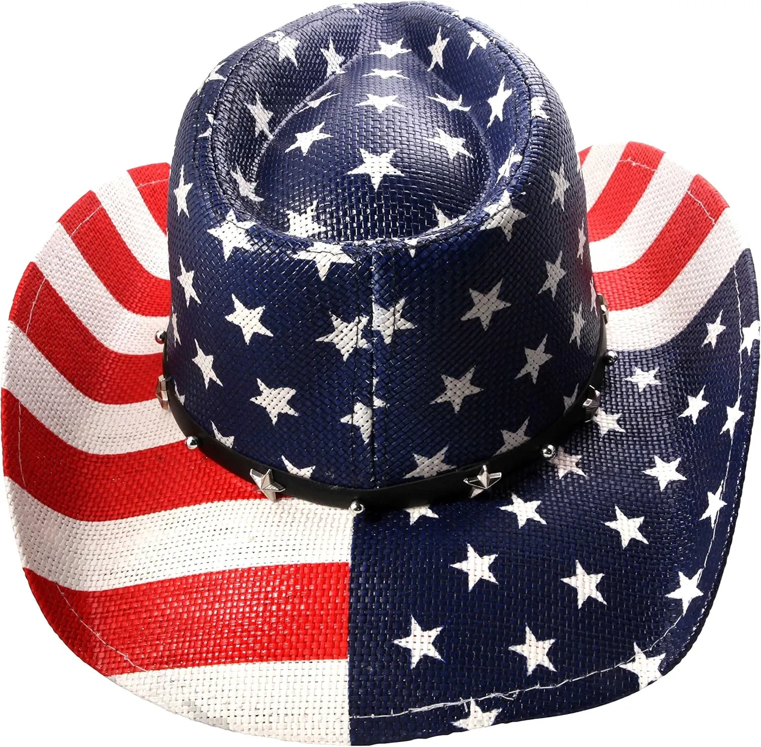 grinderPUNCH Western Outback Cowboy Hat Men's Women's Style Classic Straw Western Cowgirl Hat