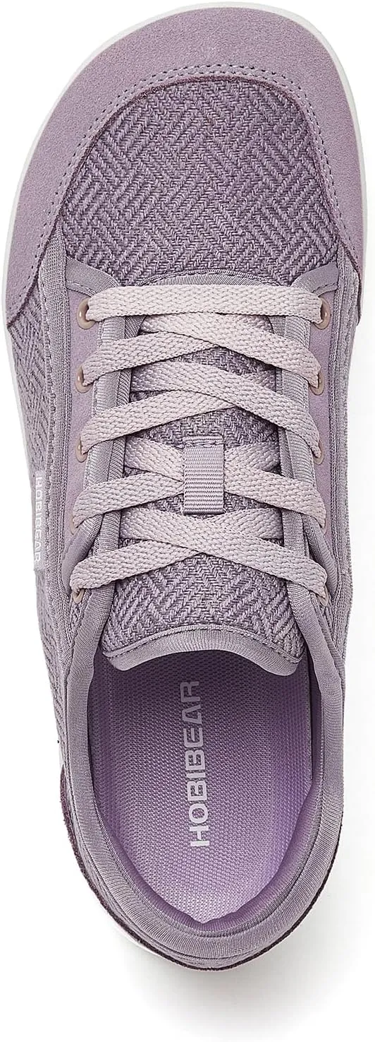 HOBIBEAR Barefoot Shoes for Women Men Zero Drop Sole Wide Toe Box Walking Sneakers