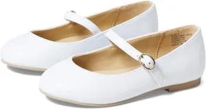 Janie and Jack Girl's Mary Jane Flat (Toddler/Little Kid/Big Kid) White 1 13 Little Kid M