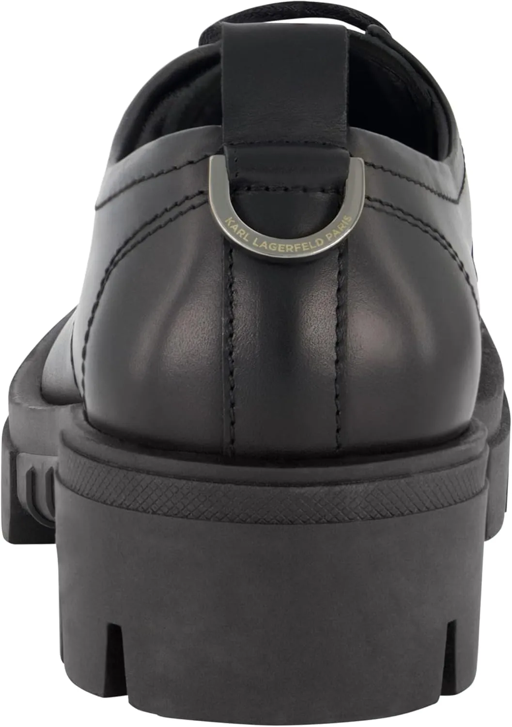 Karl Lagerfeld Paris Men's White Label Plain Toe Derby Oxford Sneaker