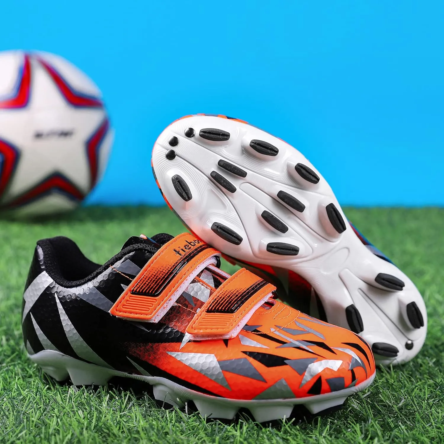 Kids Football Boots Outdoor Sport HG/AG Sneakers Boys Girls Artificial Ground Soccer Cleats Trainning Shoes