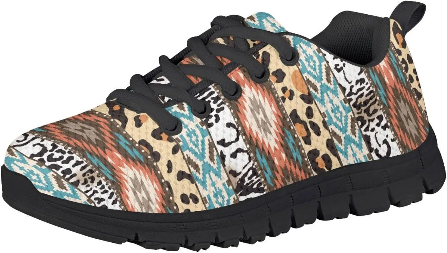 Kids Lightweight Breathable Walking Shoes Girls Washable Athletic Running Shoes Fashion Lace-up Sneaker