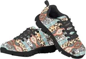 Kids Lightweight Breathable Walking Shoes Girls Washable Athletic Running Shoes Fashion Lace-up Sneaker