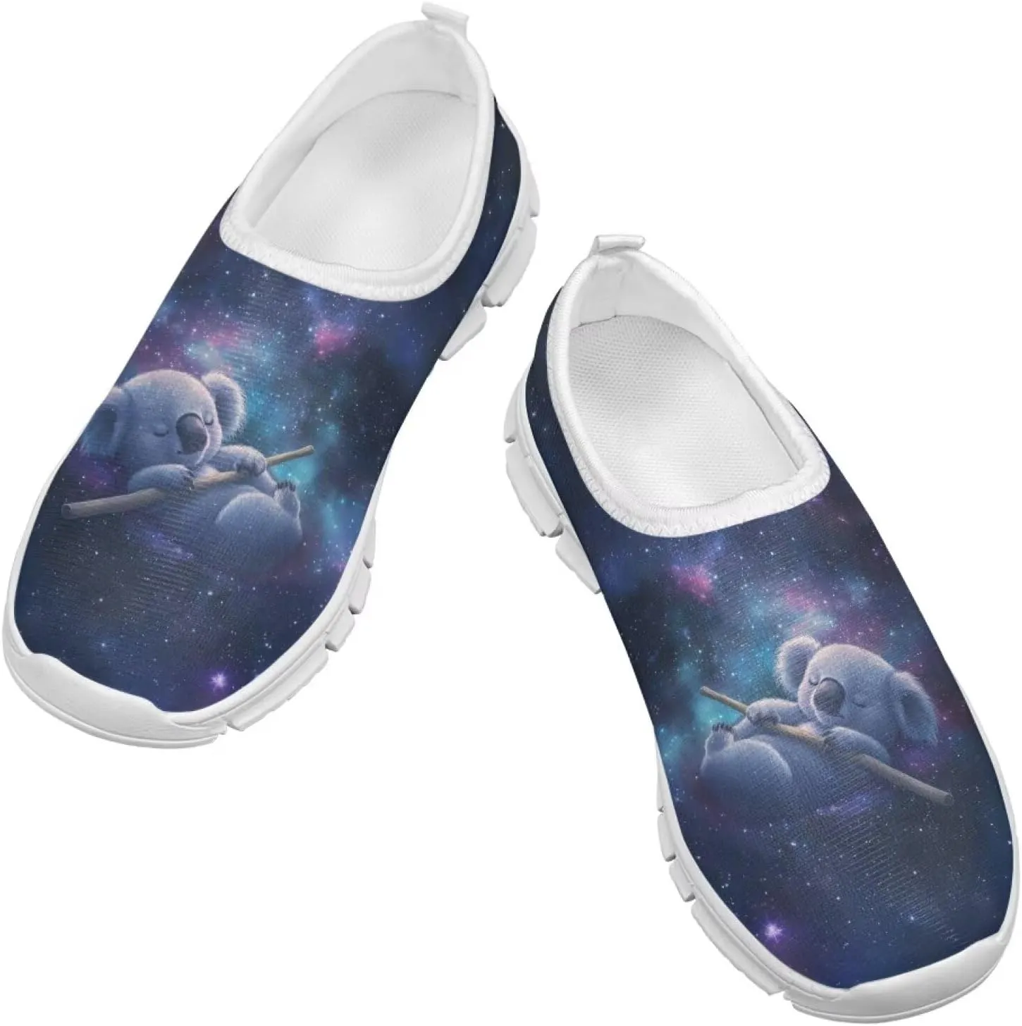 Kids School Running Athletic Shoes Girls Slip On Sneakers for Travel