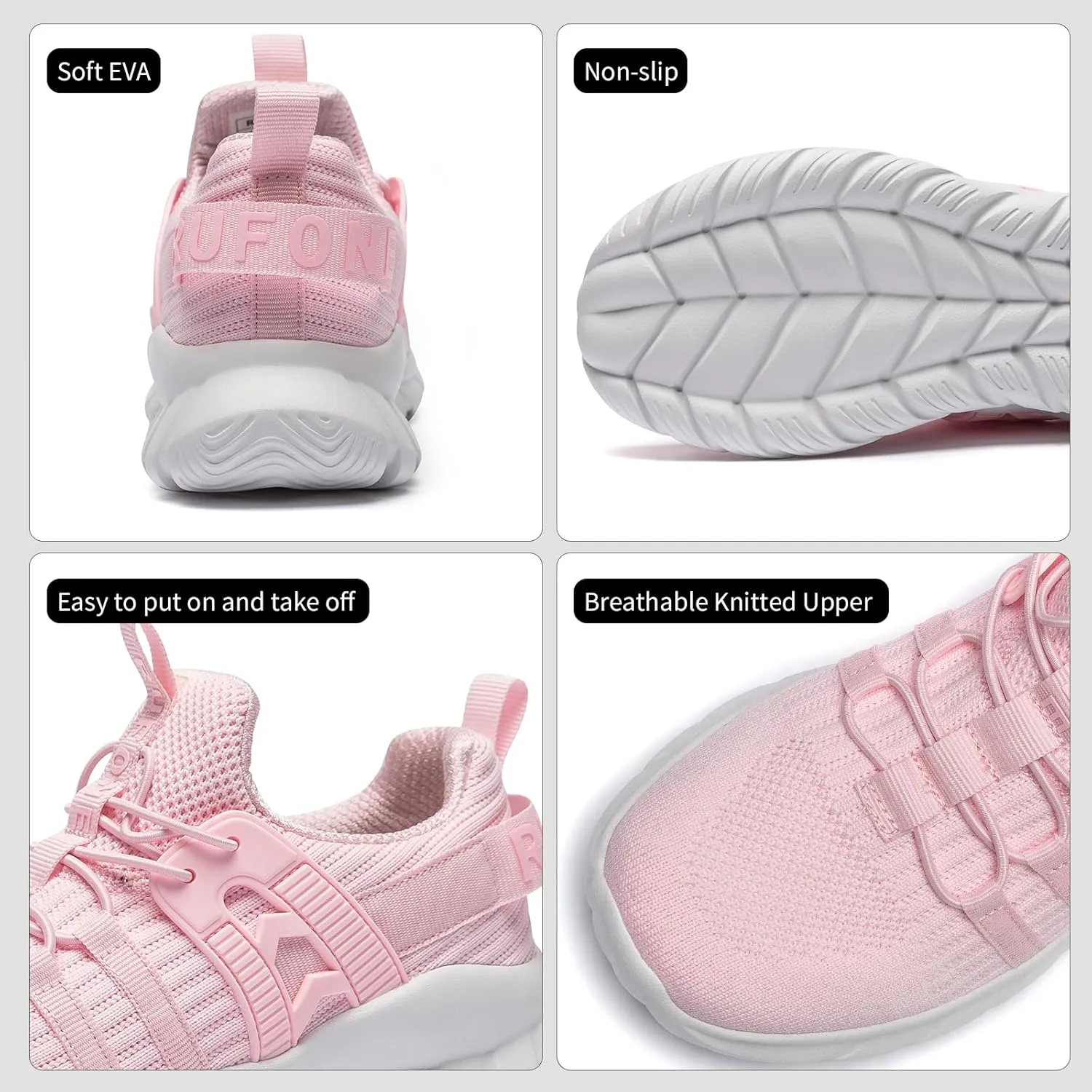 Kids Tennis Shoes for Boys Girls Lightweight Breathable Sneakers Running Athletic Shoes for Toddler/Little Kid/Big Kid