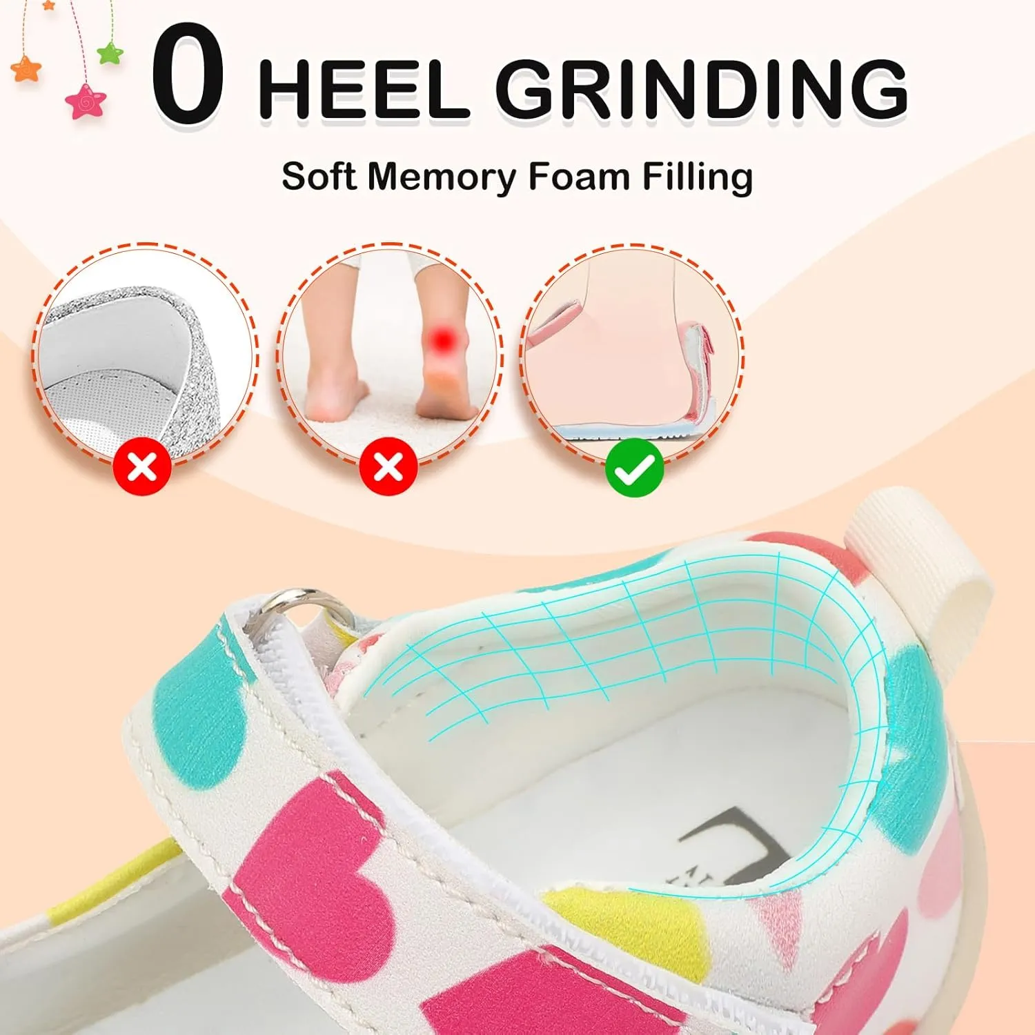 L-RUN Toddler Girl Mary Jane Dress Shoes Little Girls Uniform School Shoes Non-Slip Ballet Flats Flower Girls Shoes for Wedding Party Concert