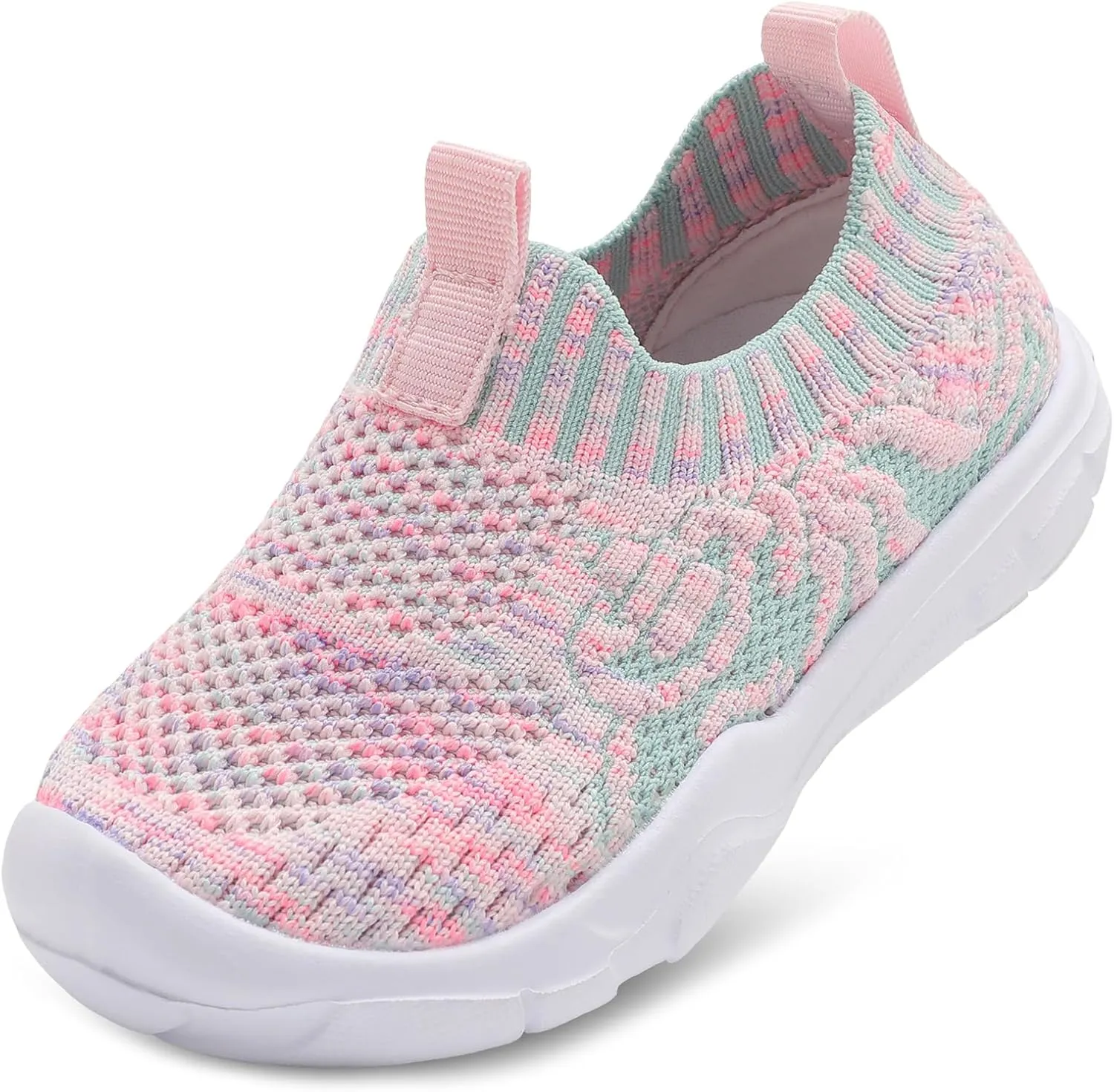 L-RUN Toddler Shoes Barefoot Kids Sneakers Wide Toe Box Boys Girls Tennis Shoes Lightweight Baby Walking Shoes Slip on Shoes
