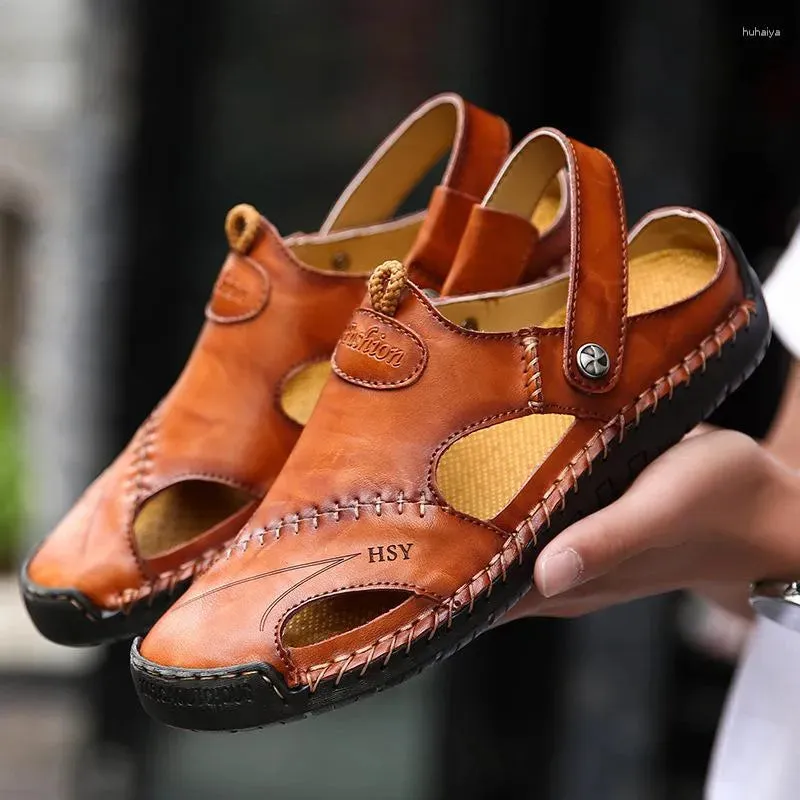 Leather loafers with seam detail