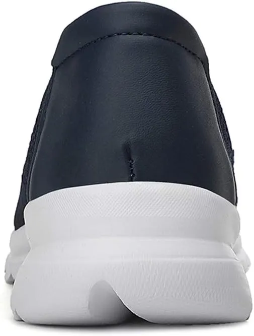 LLTMALL Women's Mesh Slip on Sneakers Comfortable Knit Ballet Flats Shoes