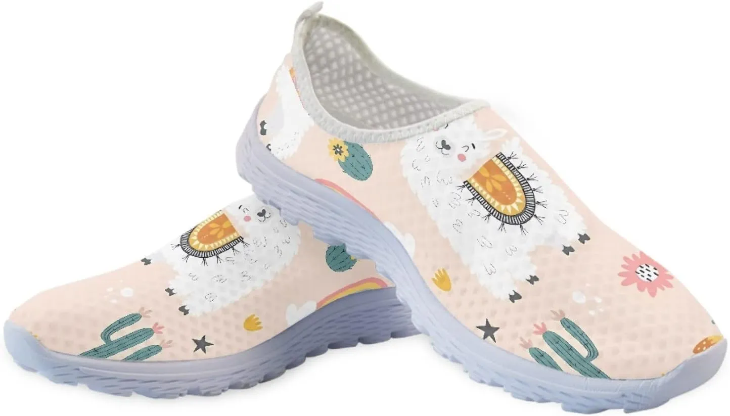 MARSVOVO Walking Shoes for Women with Arch Support and Comfort Lightweight Flexible Breathable Athletic Womens Sneakers Classic Flat Print Fashion Resistant Tennis Non Slip Work Shoes Women