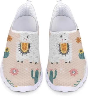 MARSVOVO Walking Shoes for Women with Arch Support and Comfort Lightweight Flexible Breathable Athletic Womens Sneakers Classic Flat Print Fashion Resistant Tennis Non Slip Work Shoes Women