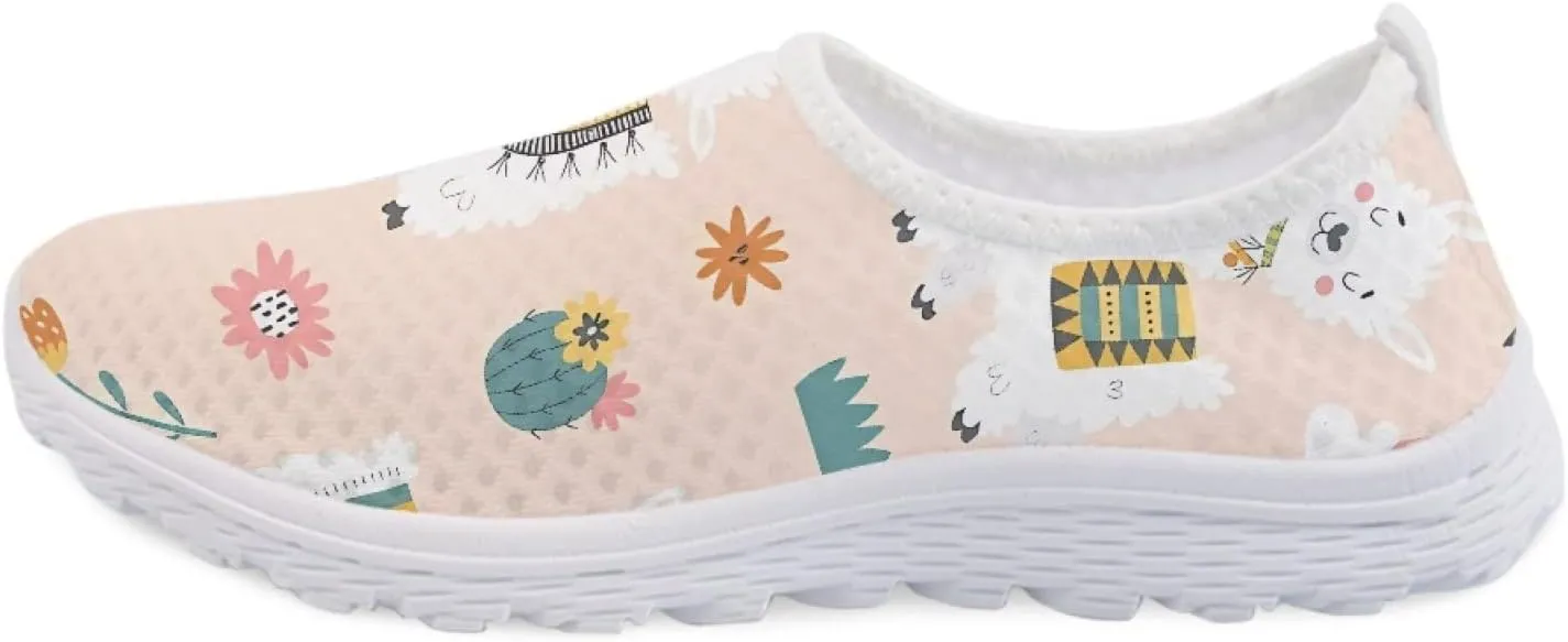 MARSVOVO Walking Shoes for Women with Arch Support and Comfort Lightweight Flexible Breathable Athletic Womens Sneakers Classic Flat Print Fashion Resistant Tennis Non Slip Work Shoes Women