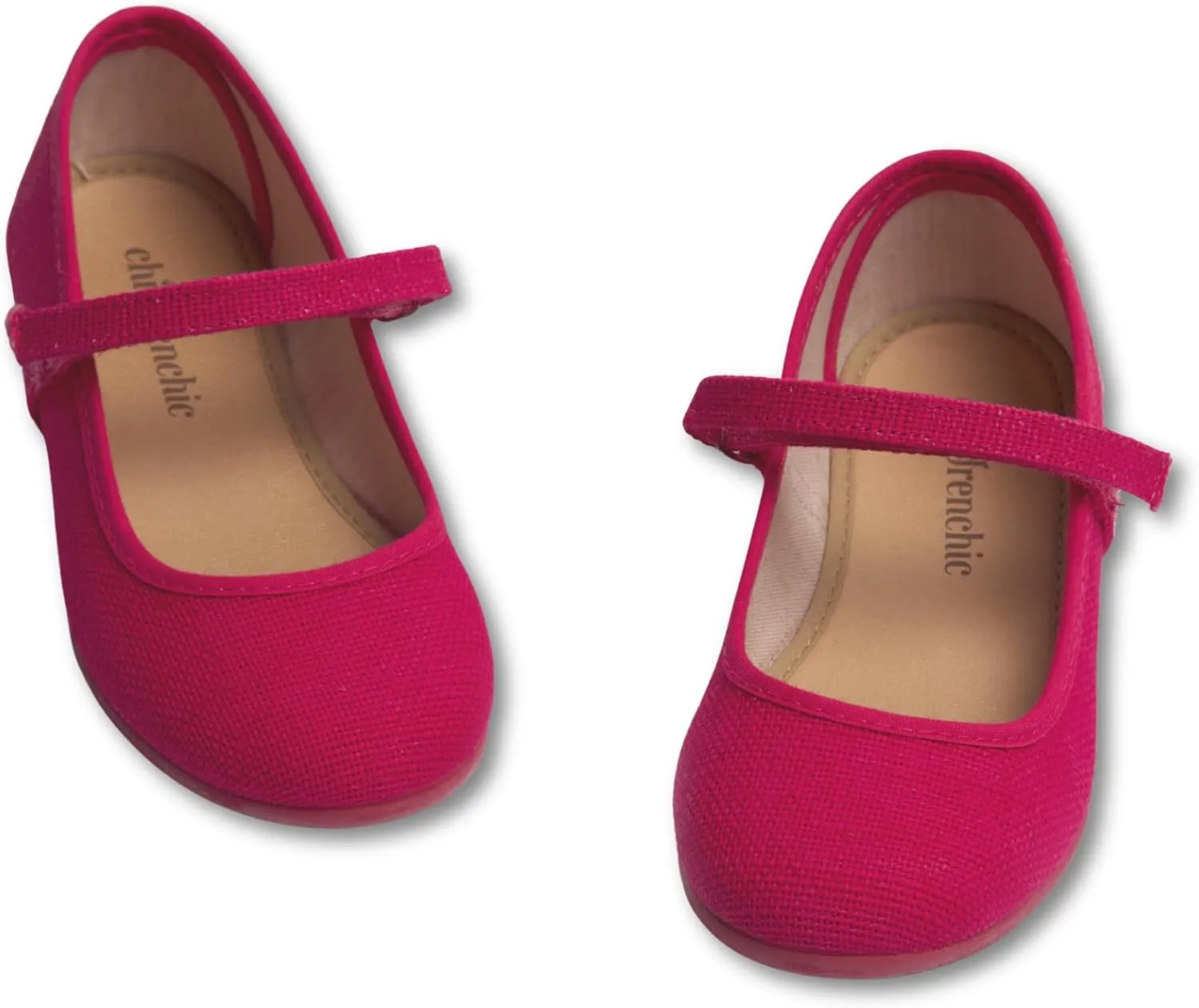 Mary Jane Shoes for Girls – Classic & Comfortable Dress Shoes for Toddlers & Kids – Perfect Flats for School, Play, and Special Occasions (Canvas)