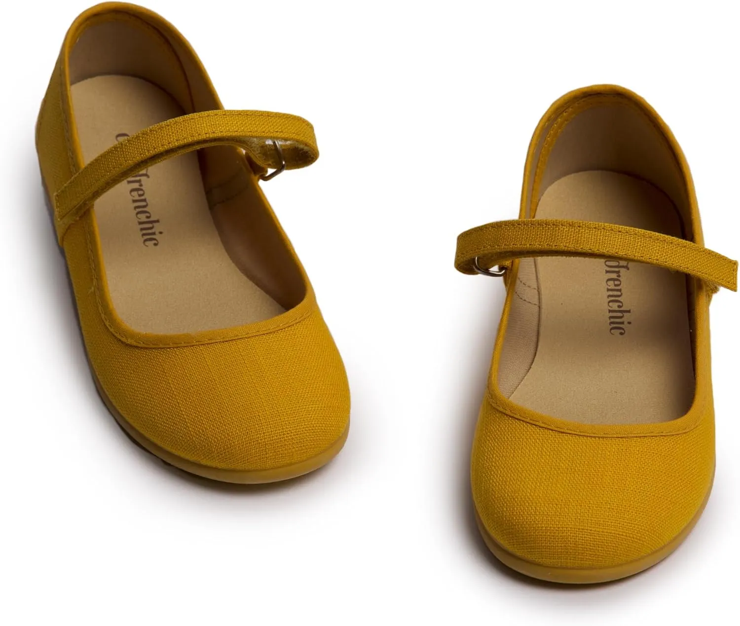 Mary Jane Shoes for Girls – Classic & Comfortable Dress Shoes for Toddlers & Kids – Perfect Flats for School, Play, and Special Occasions (Canvas)