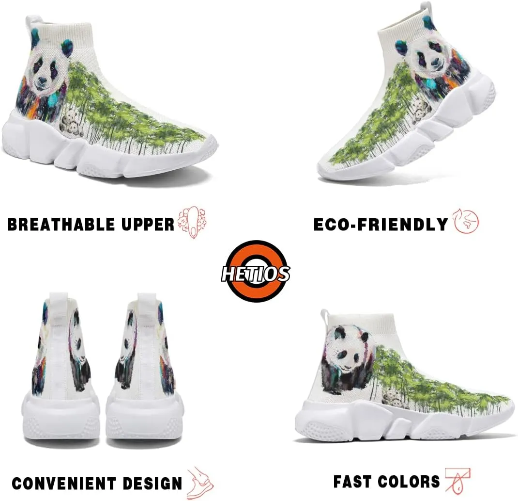 Men Women Slip-on Socks Sneakers Art Graffiti Painted Casual Shoes Tennis Running Shoes Plus Size 5-15