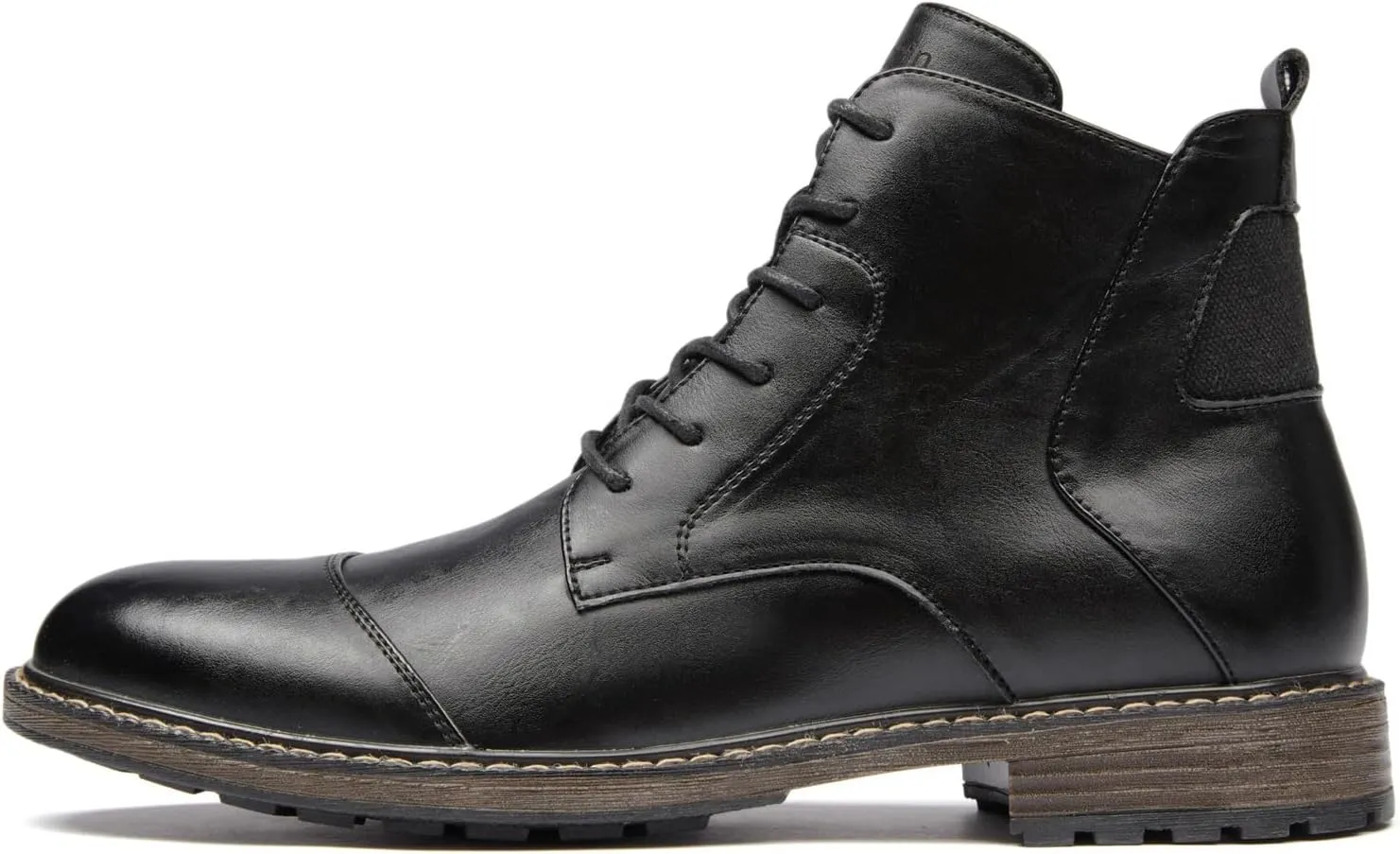Men's Ankle Boots Lace-Up Dress Shoes, Oxford Business Shoes for Men.