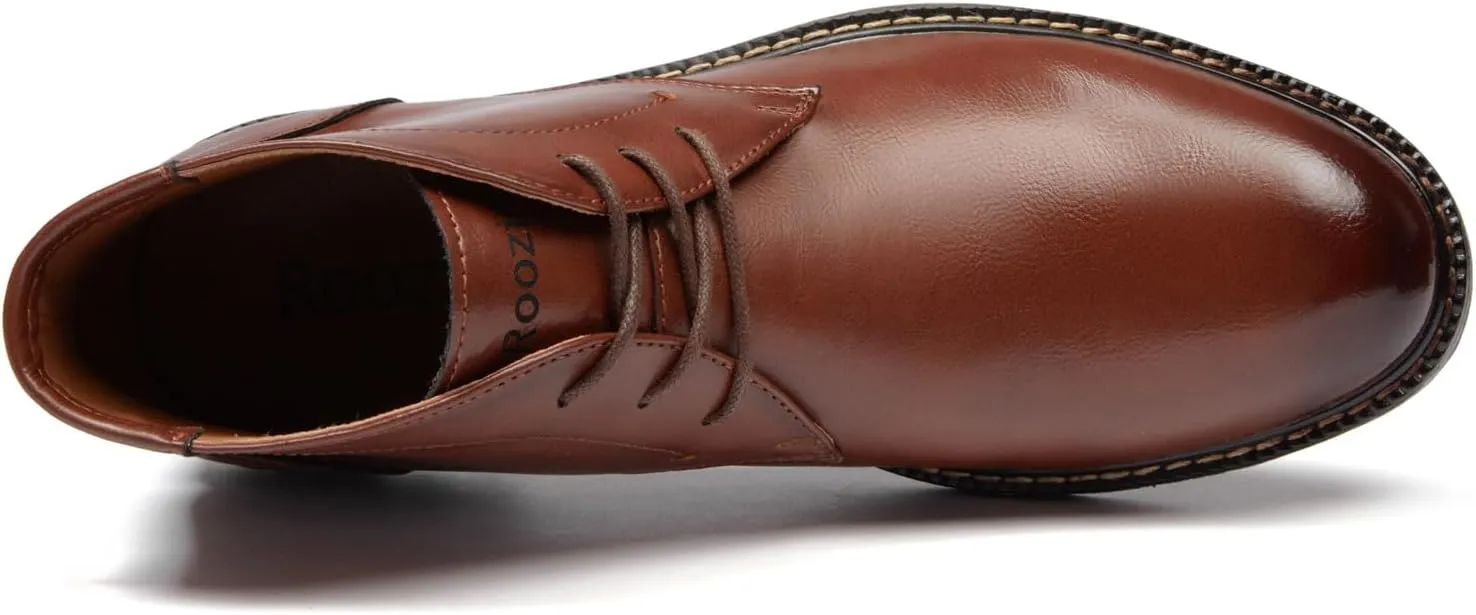 Men's Boots Lace-Up Casual Chukka Boots Oxford Dress Boots for Men.
