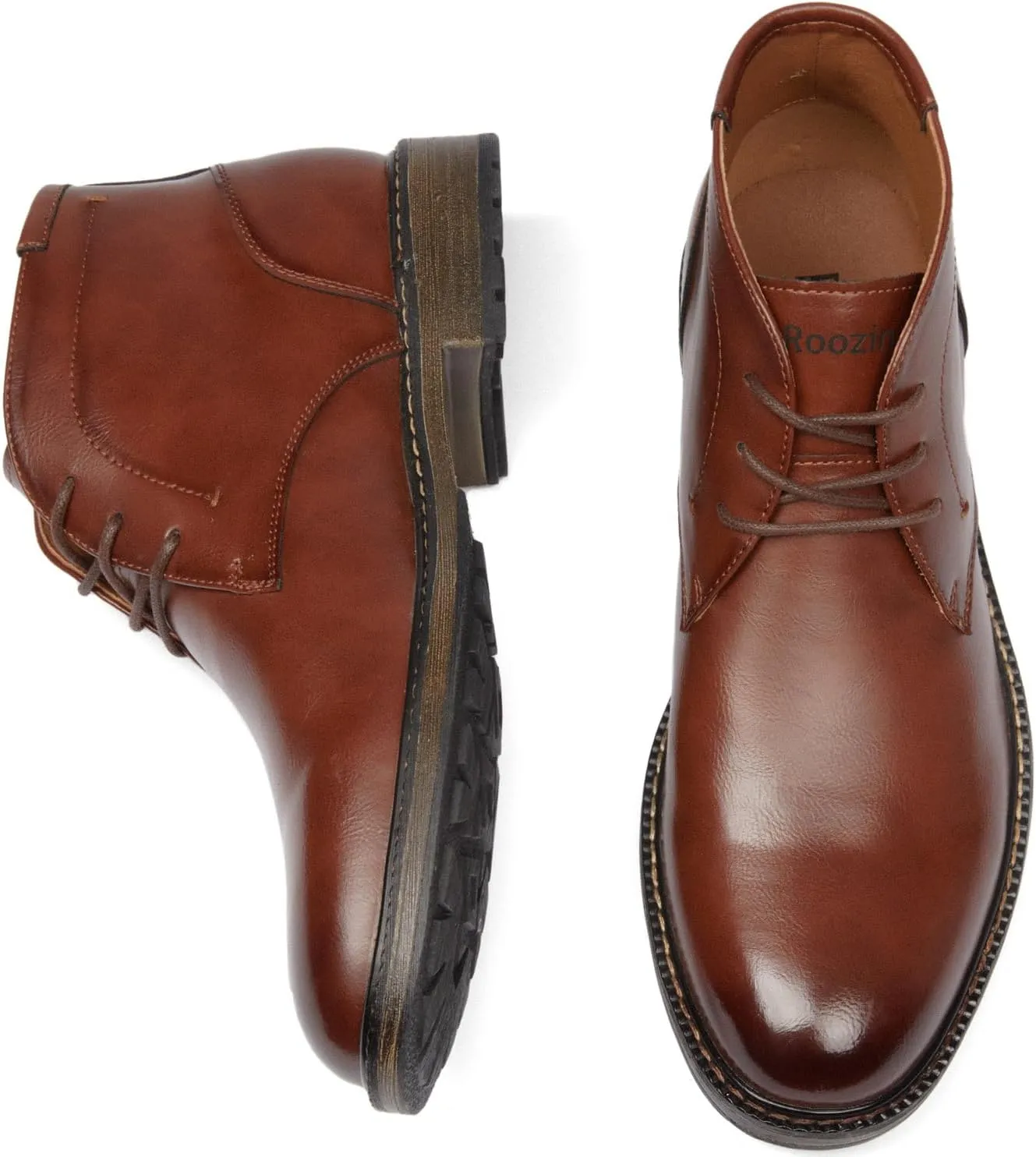 Men's Boots Lace-Up Casual Chukka Boots Oxford Dress Boots for Men.